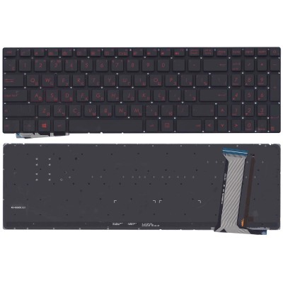 Клавиатура для Asus N551 p/n: 90NB0AY1-R30200