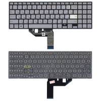 Клавиатура для Asus S533F Серебро p/n: 9Z.NG060M801, 0KNB0-F124US00, 12062894-0019190000793
