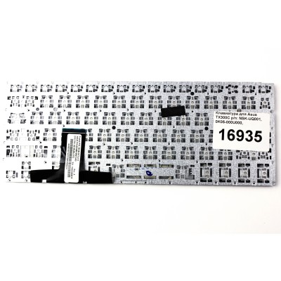 Клавиатура для Asus TX300C p/n: NSK-UQ001, 0K05-000U000, 0KN0-3627RU00, 0KN0-NY1RU13, 0K200-0007000,