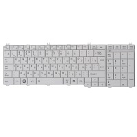 Клавиатура для ноутбука Toshiba L750 Белая p/n: NSK-TN00R, NSK-TN0SC, NSK-TN0SU