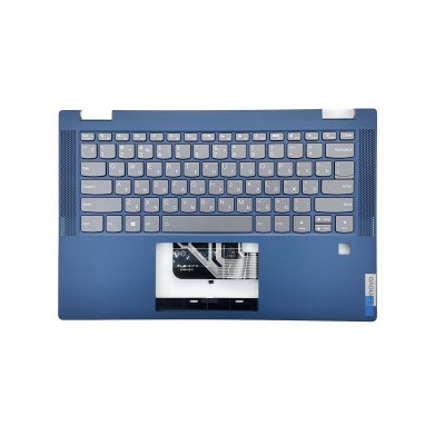 Клавиатура для ноутбука Lenovo Flex 5-14ARE05 TopCase синий c подсветкой p/n: 5CB0Y85578