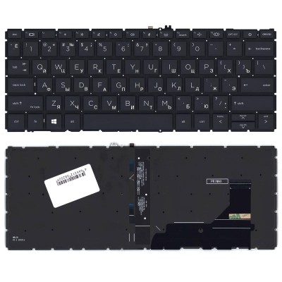 Клавиатура для HP 830 735 с подсветкой p/n: SN9190BL 812-02272-00A