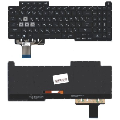 Клавиатура для Asus ROG Strix G17 G713R с подсветкой p/n: 90NR08J4-R32RU0