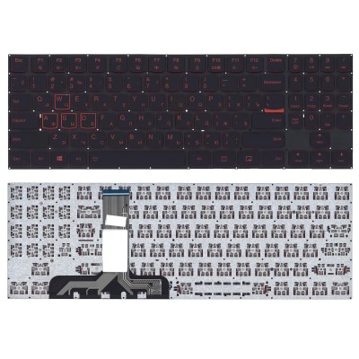 Клавиатура для ноутбука Lenovo Y720-15 p/n: 9Z.NDKBN.D01, SN20M27498