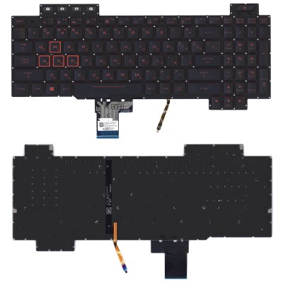 Клавиатура для Asus FX504GD с подсветкой p/n: AEBKLU03010, V170746GS1