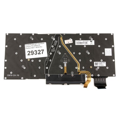 Клавиатура для ноутбука Lenovo ThinkPad X1 Carbon Gen 7 2019 с подсветкой p/n: SN20R55491