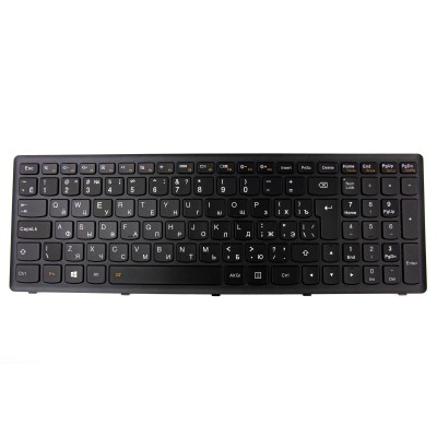 Клавиатура для ноутбука Lenovo G500S c подсветкой Черная рамка p/n: T6E1, 25211080, 25211050