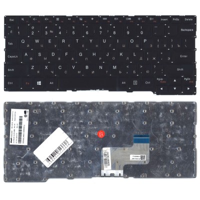 Клавиатура для ноутбука Lenovo Yoga 300-11IBY Черная p/n: PK1319O1A00