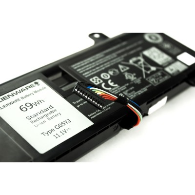 Аккумулятор для ноутбука Dell Alienware M14x R3 (11.1V 4400mAh) p/n: G05YJ; Y3PN0; 0G05YJ; 8X70T