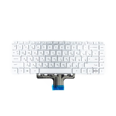 Клавиатура для HP 14-dw Серебро с подсветкой p/n: L96526-001