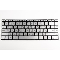Клавиатура для ноутбука HP 14-CD X360 серебро с подсветкой p/n: SG-93280-XFA