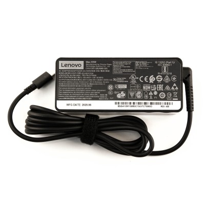 Блок питания для ноутбука Lenovo Yoga 7i 20V 3.25A (Type-C) 65W ORG (прямоугольный)