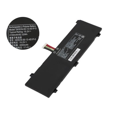 Аккумулятор для Hasee Z7M-KP5GZ (15.2V 4100mAh) p/n: GK5CN-00-13-4S1P-0
