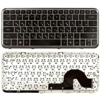 Клавиатура для HP DM3-1000 с серой рамкой p/n: NSK-HKU0R, 9Z.N2X82.U0R, MP-09C93SU6E453