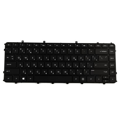 Клавиатура для ноутбука HP Envy 4-1000 черная рамка p/n: 698679-001 698679-251 V135002BS2, PK130T52B00