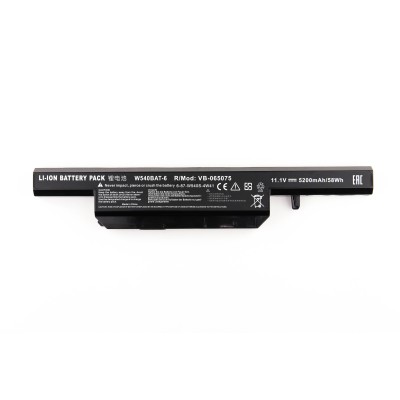 Аккумулятор для Clevo W155U OEM (11.1V 4400mAh) p/n: W540BAT-6 6-87-W540S-427