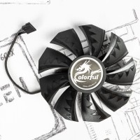 Вентилятор для видеокарты Colorful NB 12G-V RTX 3080 (Ti) ⌀87мм | №1