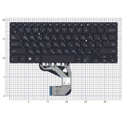Клавиатура для ноутбука Asus X406UA с подсветкой p/n: 0KNB0-212FUS00, 0KN1-2P2US13
