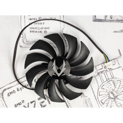 Вентилятор для видеокарты Zotac GAMING GeForce RTX 3070 AMP Holo (LHR) (⌀100мм | №1)