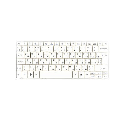 Клавиатура для Acer One 721 Белая p/n: ZA3, ZA5, NSK-AQ00R, NSK-AQ10R