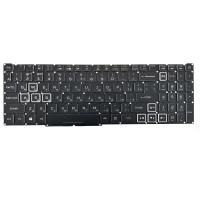 Клавиатура для Acer AN515-54 с белой подсветкой p/n: NKI15130NA, 935064CDK201, PK132K11A04 Клавиатура для Acer AN515-54 с белой подсветкой p/n: NKI15130NA, 935064CDK201, PK132K11A04