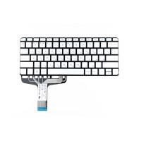 Клавиатура для ноутбука HP Spectre 13-v102ur Серебро с подсветкой p/n: V154702A BL, PK131J42A05