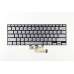 Клавиатура для ноутбука Asus UM462DA Серебро с подсветкой p/n: 0KNB0-262NUS00, AEBKRU00010, NSK-WR2BQ, 019Z.NFKBQ.201, APIC0KNB0-262NUS00, 11913N1187BL