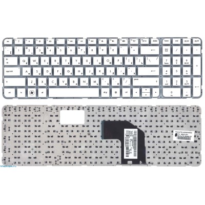 Клавиатура для HP Pavilion G6-2000 Белая без рамки p/n: R36, AER36700010, AER36700110, AER36700210
