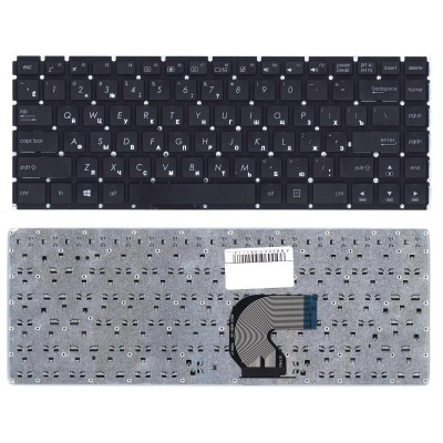 Клавиатура для Asus E403NA Черная p/n: 0KNL0-4103BG00 0KN0-SE1BG32