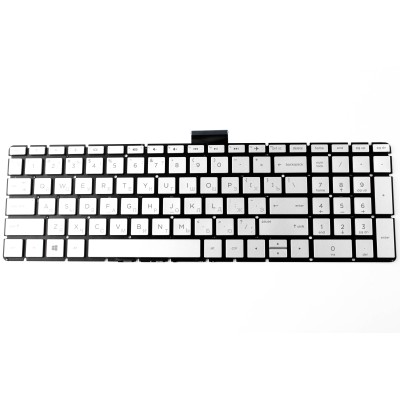 Клавиатура для ноутбука HP 15-BW Серебро с подсветкой p/n: 925008-001, PK132043A00