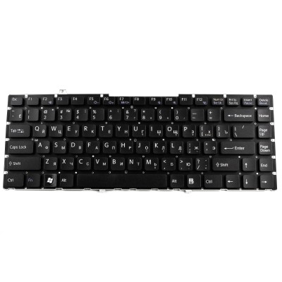 Клавиатура для ноутбука Sony VGN-FW Черная p/n: 148084172, 148084121, NSK-S810R, 9J.N0U82.10R