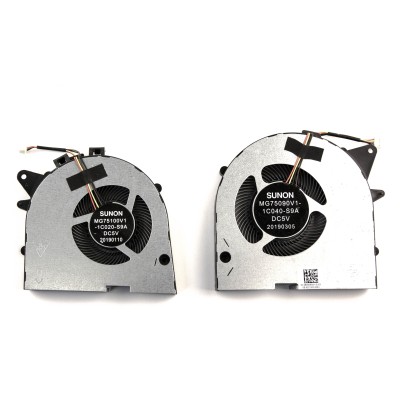 Вентилятор (Кулер) для ноутбука Lenovo Y545 Legion L+R OR p/n: MG75090V1-1C040-S9A MG75100V1-1C020-S9A