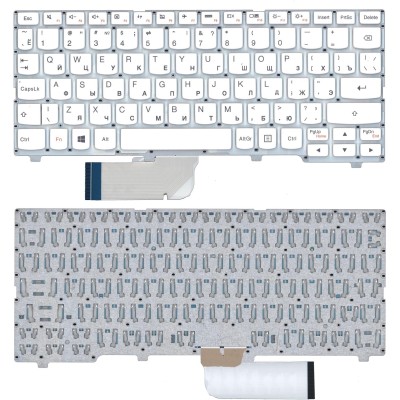 Клавиатура для ноутбука Lenovo 100S-11IBY Белая p/n: 5CB0K48394
