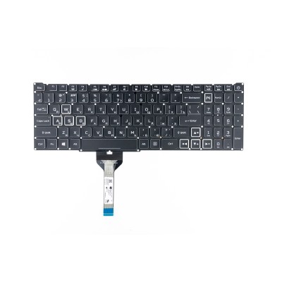Клавиатура для Acer PH315-54 Черная (узкий шлейф) p/n: LK133BQ1A00, NKI15131BZ