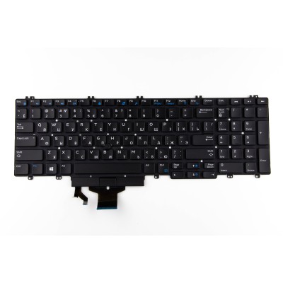 Клавиатура для ноутбука Dell Precision 7530/Dell Precision 7730/Dell Precision E7530/Dell Precision M7530/Dell Precision 7520/Dell Precision 7720/Dell Precision M3520/Dell Precision M7520 без подсветки p/n: 0266YW PK1326J3B00 SG-91910-XUA