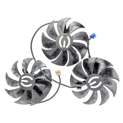Вентилятор для видеокарты EVGA GeForce RTX 3090 XC3 ULTRA GAMING (4Pin мама ; ⌀87мм ; S 40мм PLD09220S12HH)