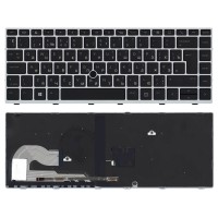 Клавиатура для ноутбука HP EliteBook 840 G5 без TrackPoi с подсветкой p/n: L14379-251 2B-AB616I600 6037B0138722