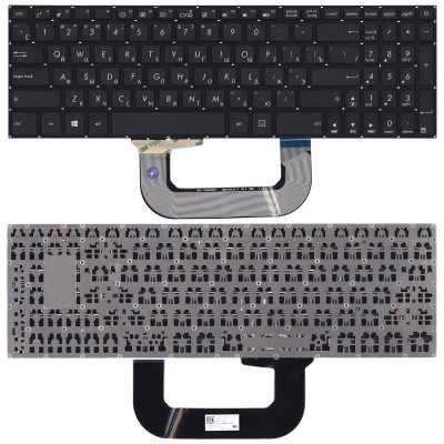Клавиатура для Asus A705UQ Черная p/n: 0KN1-2R2US12