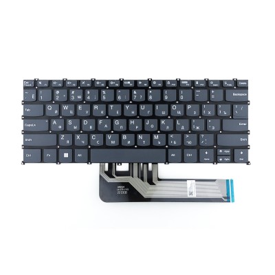 Клавиатура для ноутбука Lenovo IdeaPad Flex 5 14IAU7 серая p/n: 9Z.NDUBN.B1N NSK-BWBBN Клавиатура для ноутбука Lenovo IdeaPad Flex 5 14IAU7 серая p/n: 9Z.NDUBN.B1N NSK-BWBBN