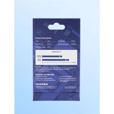 Термопрокладка Fehonda 85*45mm*2.75mm 8.0 W/m-k