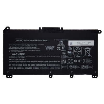 Аккумулятор для ноутбука HP 15-dw4000 ORG (11.34V 3440 mAh) p/n: HW03XL