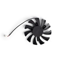 Вентилятор для видеокарты MSI (2Pin папа + 2Pin мама ; ⌀ 75мм ; S 40мм ; HA8010H12F-Z)
