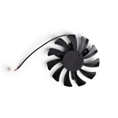 Вентилятор для видеокарты MSI (2Pin папа + 2Pin мама ; ⌀ 75мм ; S 40мм ; HA8010H12F-Z)