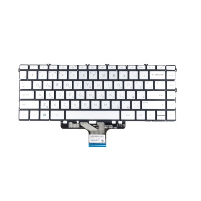Клавиатура для HP 14-dw Серая с подсветкой p/n: 490.0MQ07.BL13 M28291-FL1, SG-A2890-55A