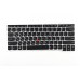 Клавиатура для ноутбука Lenovo T460 Yoga 14 с серебристой рамкой p/n: 00UR200, 57Y005A, SN20J35624