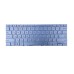 Клавиатура для Asus UX392FN Синий металлик