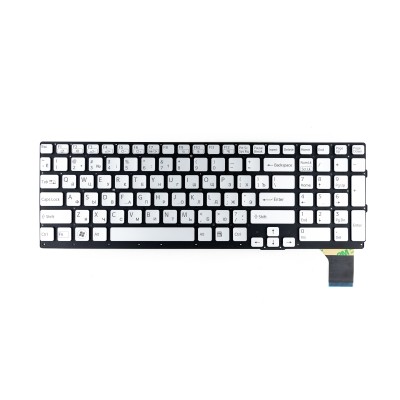 Клавиатура для ноутбука Sony VPC-SE Серебро p/n: 148986151, 9Z.N6CBF.20R, NSK-SE2BF