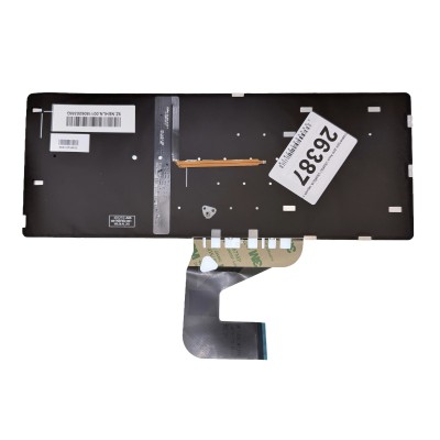 Клавиатура для ноутбука Asus UX460UA черная с подсветкой