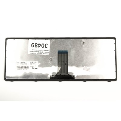 Клавиатура для ноутбука Lenovo S410P Черная с серой рамкой p/n:9Z.NAASW.L0R, 25213957