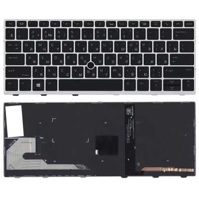 Клавиатура для HP 730 G5 с подсветкой TRACKPOINT